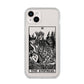 The Empress Monochrome Tarot Card iPhone 14 Plus Clear Tough Case Starlight
