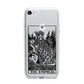 The Empress Monochrome Tarot Card iPhone 7 Bumper Case on Silver iPhone