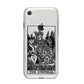 The Empress Monochrome Tarot Card iPhone 8 Bumper Case on Silver iPhone