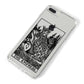 The Empress Monochrome Tarot Card iPhone 8 Plus Bumper Case on Silver iPhone Alternative Image