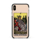 The Empress Tarot Card Apple iPhone Xs Max Impact Case Black Edge on Gold Phone