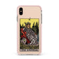 The Empress Tarot Card Apple iPhone Xs Max Impact Case Pink Edge on Gold Phone