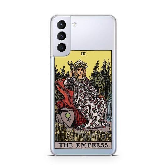 The Empress Tarot Card Samsung S21 Plus Phone Case