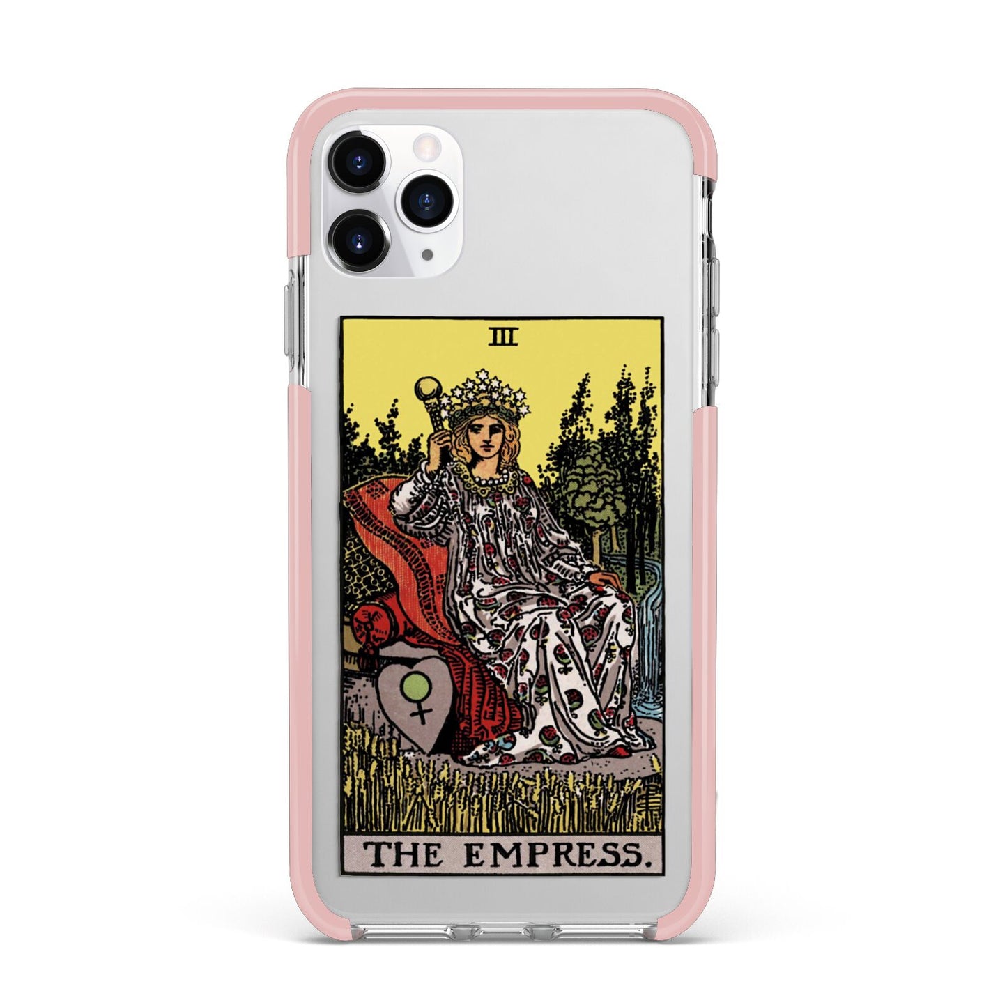 The Empress Tarot Card iPhone 11 Pro Max Impact Pink Edge Case