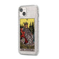 The Empress Tarot Card iPhone 14 Plus Glitter Tough Case Starlight Angled Image