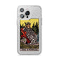 The Empress Tarot Card iPhone 14 Pro Max Glitter Tough Case Silver