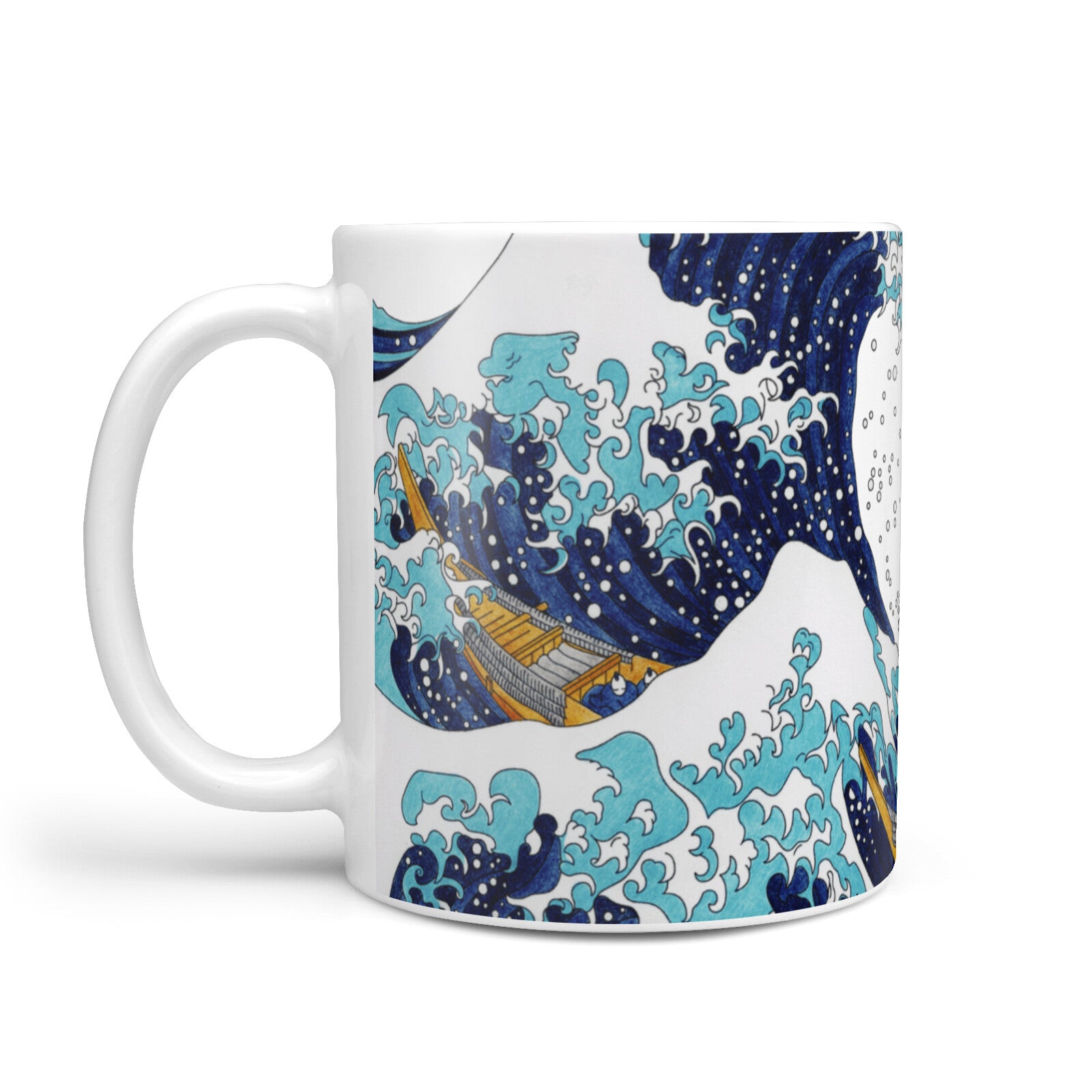 The Great Wave By Katsushika Hokusai 10oz Mug Alternative Image 1