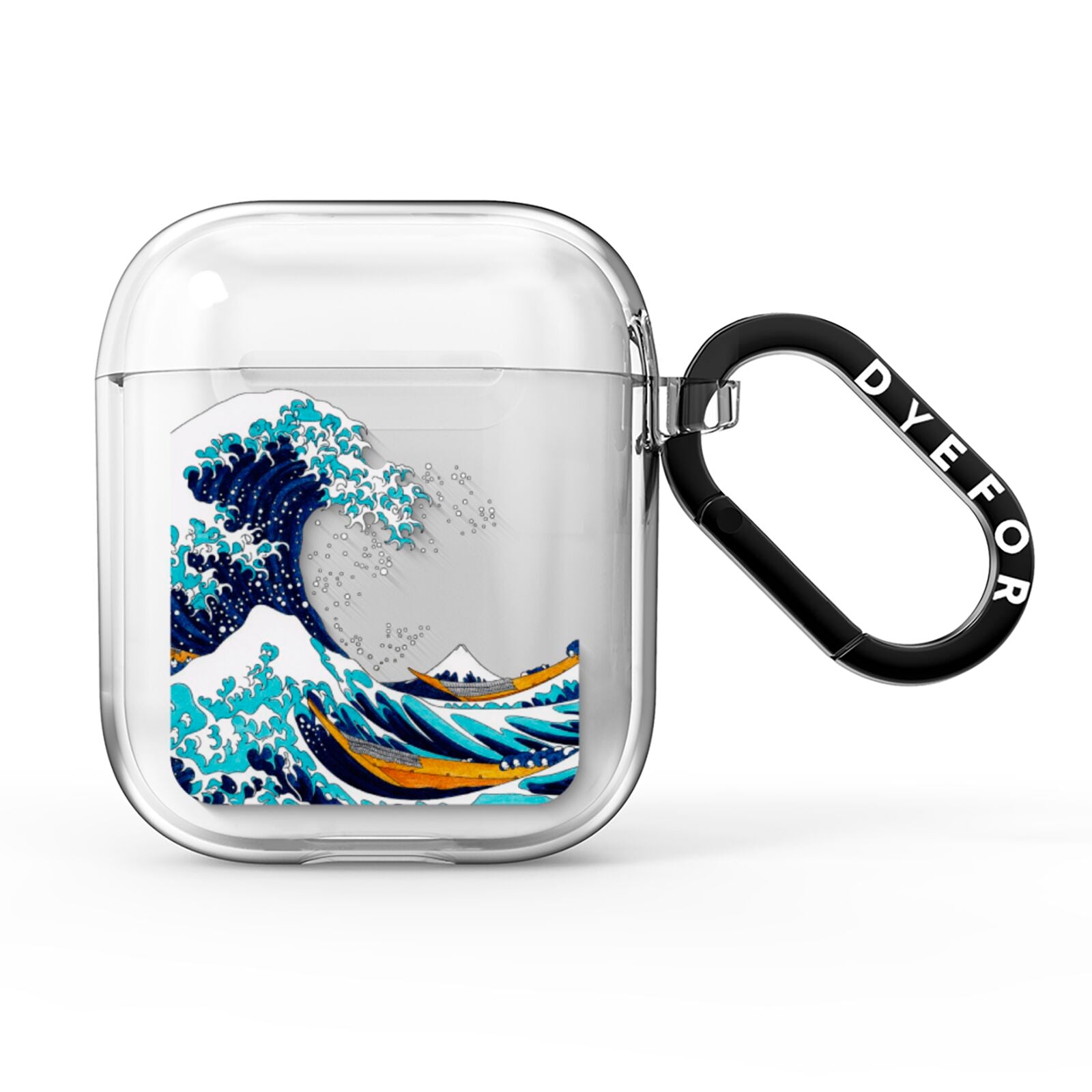 The Great Wave By Katsushika Hokusai AirPods Clear Case