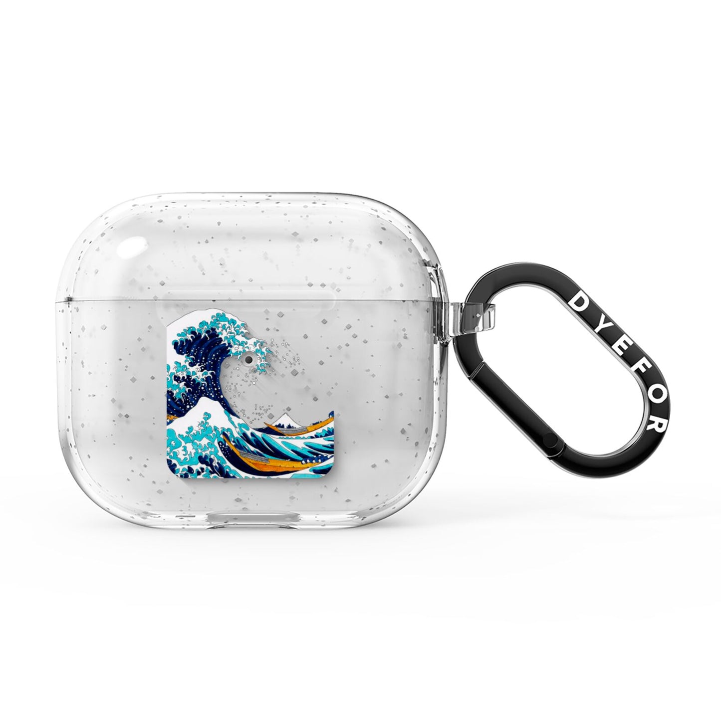 The Great Wave By Katsushika Hokusai AirPods Glitter Case 3rd Gen