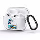 The Great Wave By Katsushika Hokusai AirPods Pro Clear Case Side Image