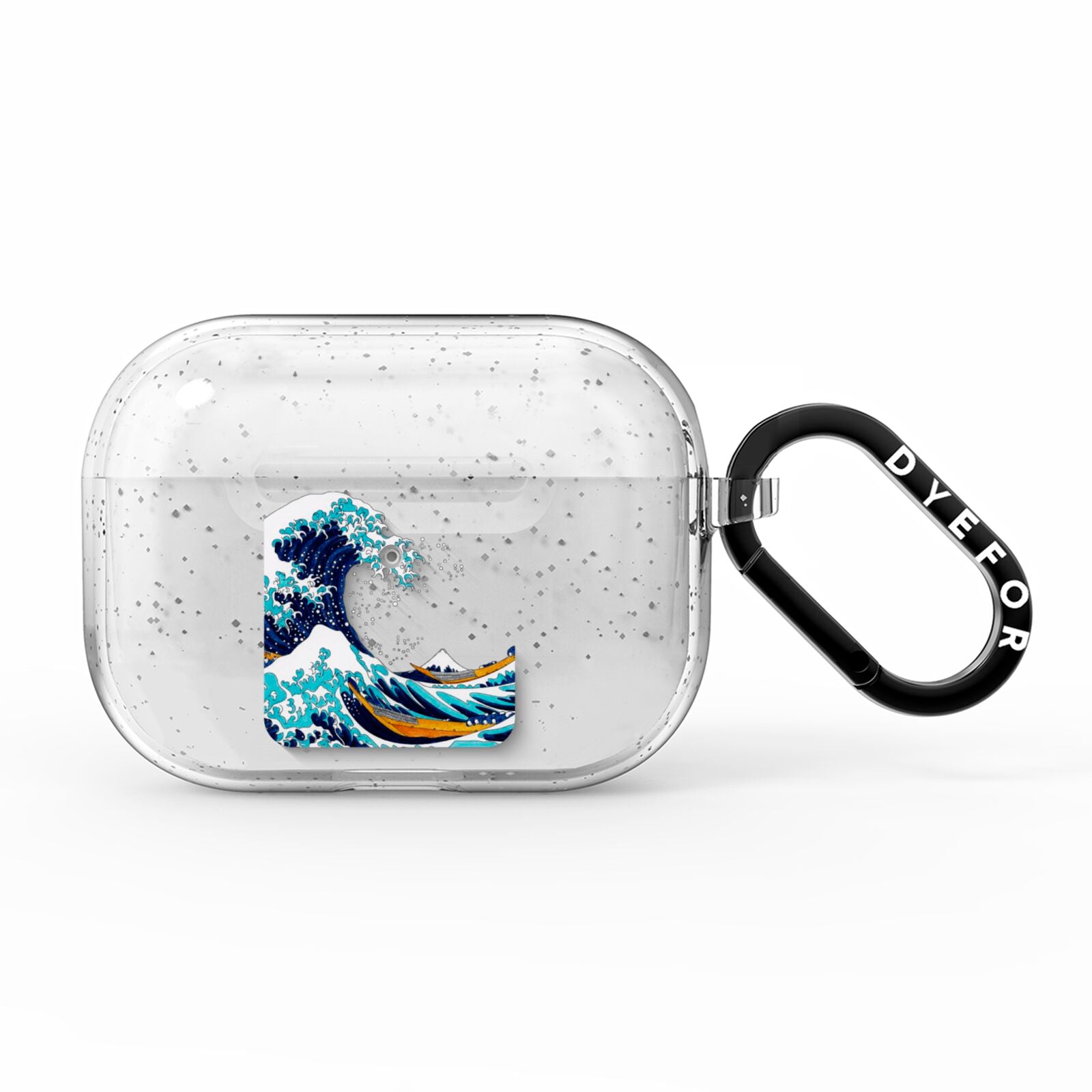 The Great Wave By Katsushika Hokusai AirPods Pro Glitter Case
