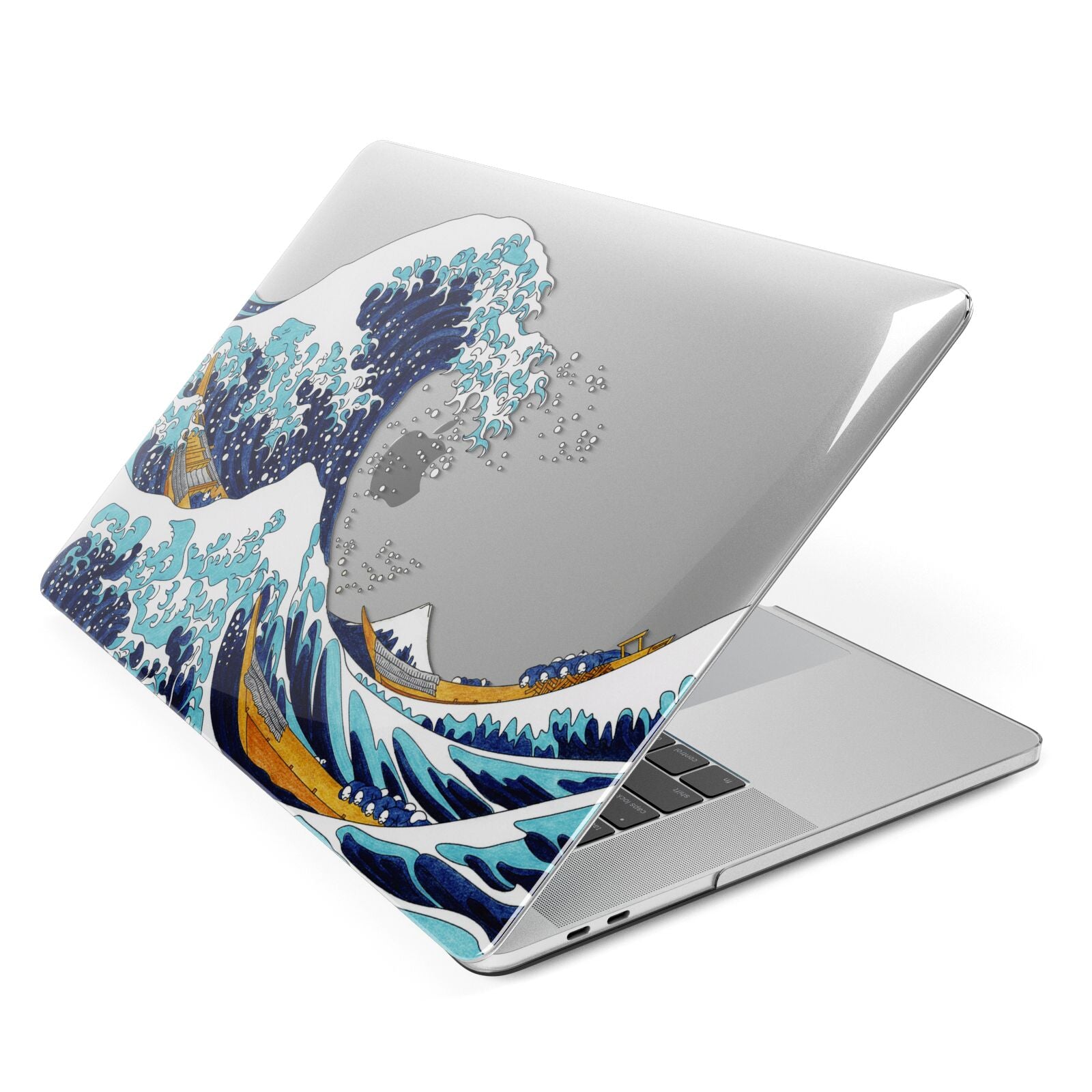 The Great Wave By Katsushika Hokusai Apple MacBook Case Side View
