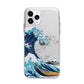 The Great Wave By Katsushika Hokusai Apple iPhone 11 Pro in Silver with Bumper Case