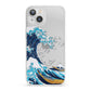 The Great Wave By Katsushika Hokusai iPhone 13 Clear Bumper Case