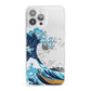 The Great Wave By Katsushika Hokusai iPhone 13 Pro Max Clear Bumper Case