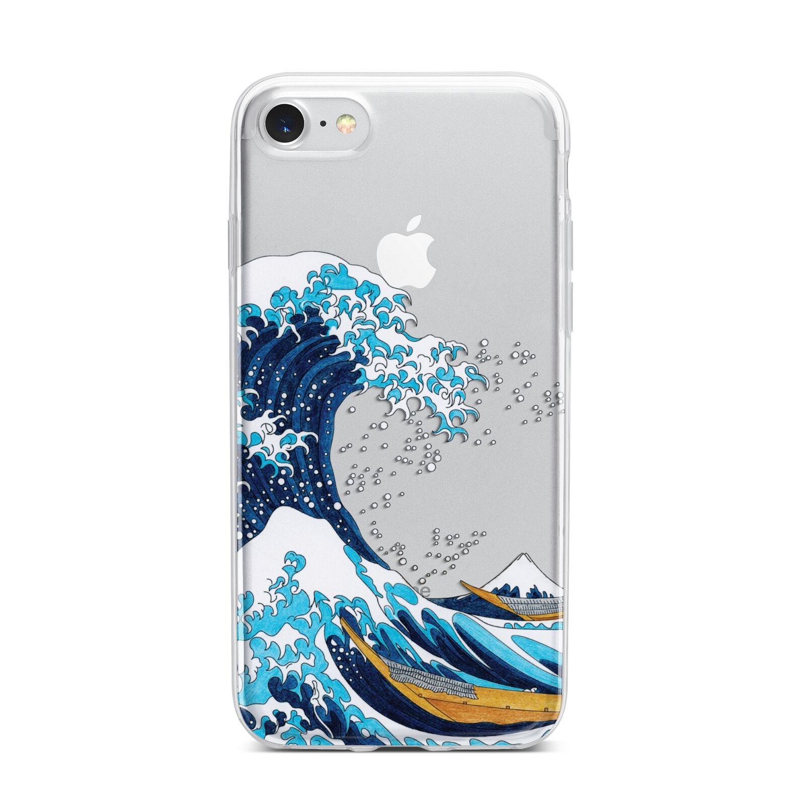 The Great Wave By Katsushika Hokusai iPhone 7 Bumper Case on Silver iPhone