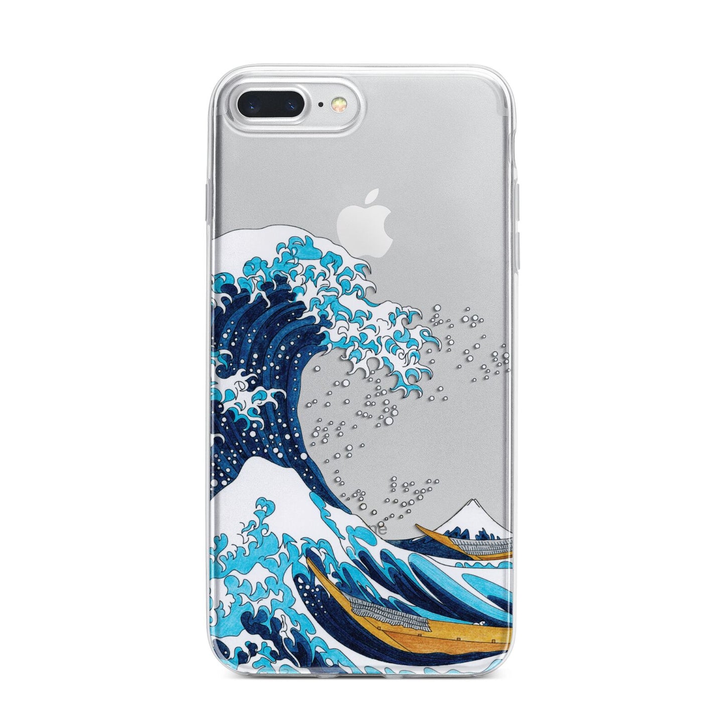 The Great Wave By Katsushika Hokusai iPhone 7 Plus Bumper Case on Silver iPhone