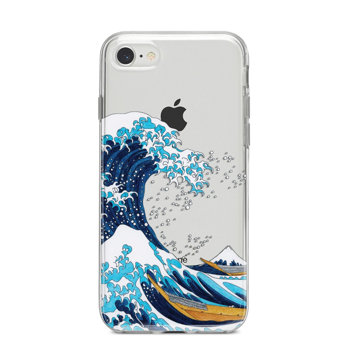 The Great Wave By Katsushika Hokusai iPhone 8 Bumper Case on Silver iPhone