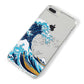 The Great Wave By Katsushika Hokusai iPhone 8 Plus Bumper Case on Silver iPhone Alternative Image