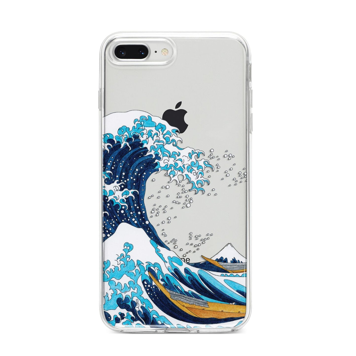 The Great Wave By Katsushika Hokusai iPhone 8 Plus Bumper Case on Silver iPhone