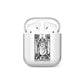 The Hierophant Monochrome Tarot Card AirPods Case