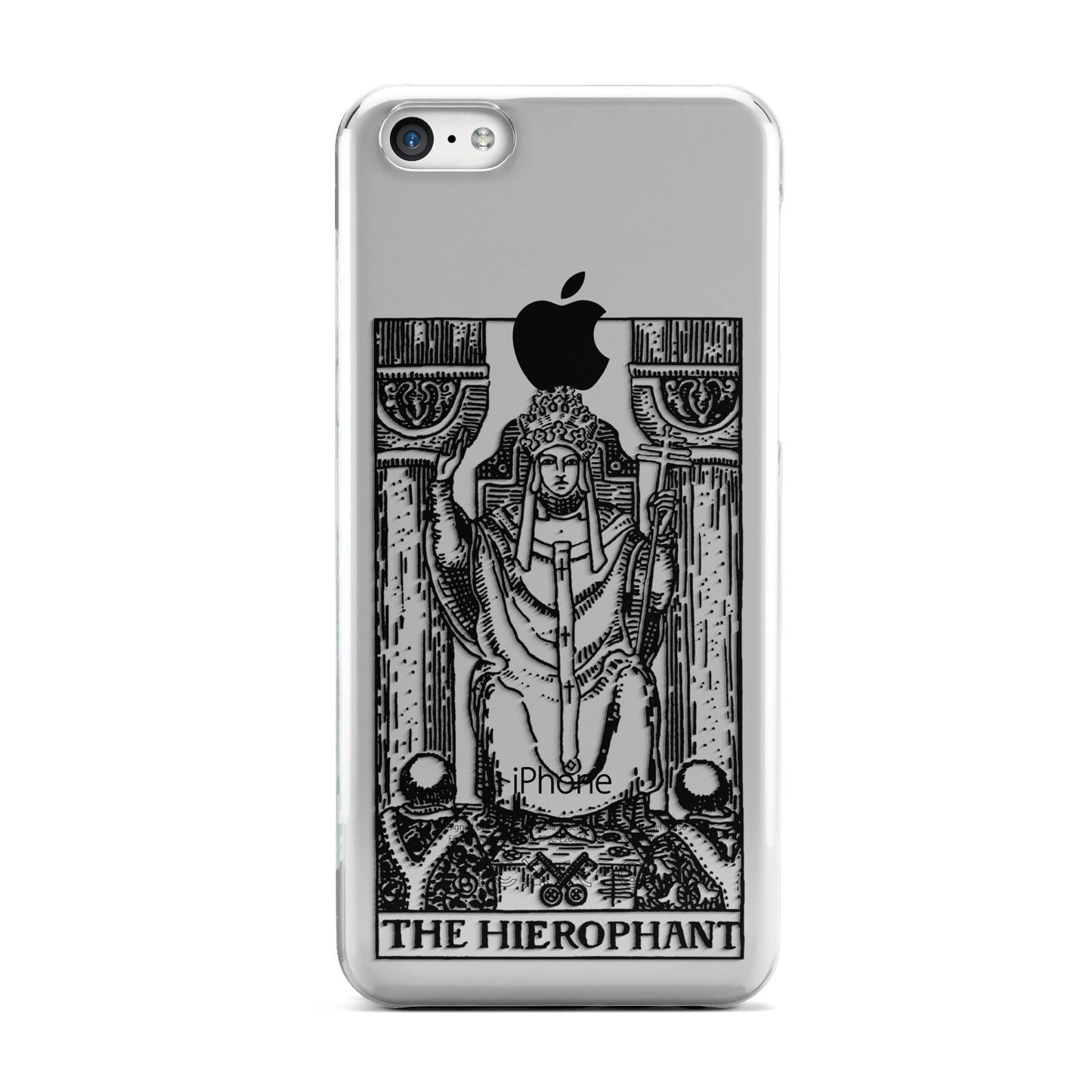 The Hierophant Monochrome Tarot Card Apple iPhone 5c Case