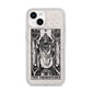 The Hierophant Monochrome Tarot Card iPhone 14 Glitter Tough Case Starlight