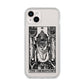 The Hierophant Monochrome Tarot Card iPhone 14 Plus Clear Tough Case Starlight