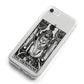 The Hierophant Monochrome Tarot Card iPhone 8 Bumper Case on Silver iPhone Alternative Image