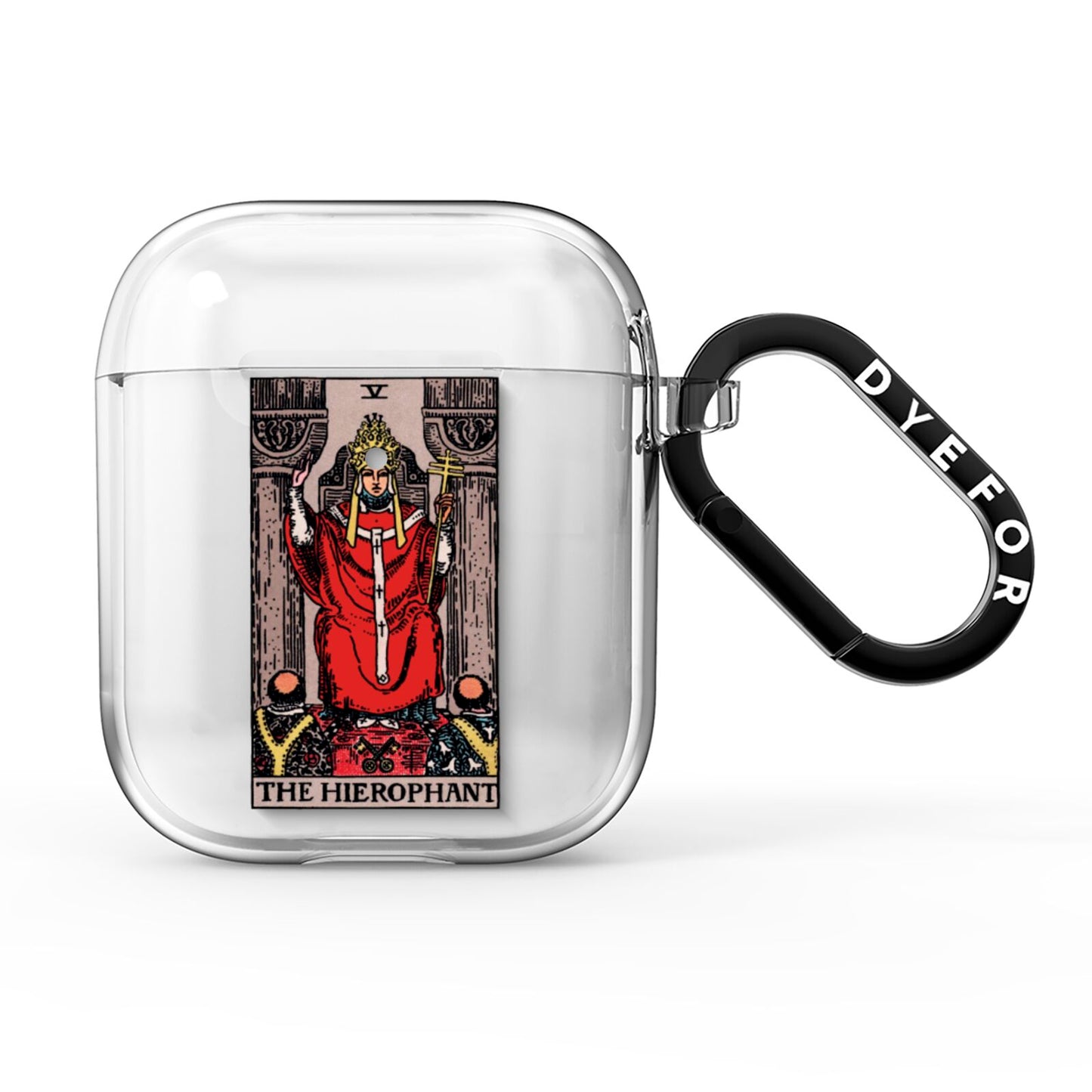 The Hierophant Tarot Card AirPods Clear Case
