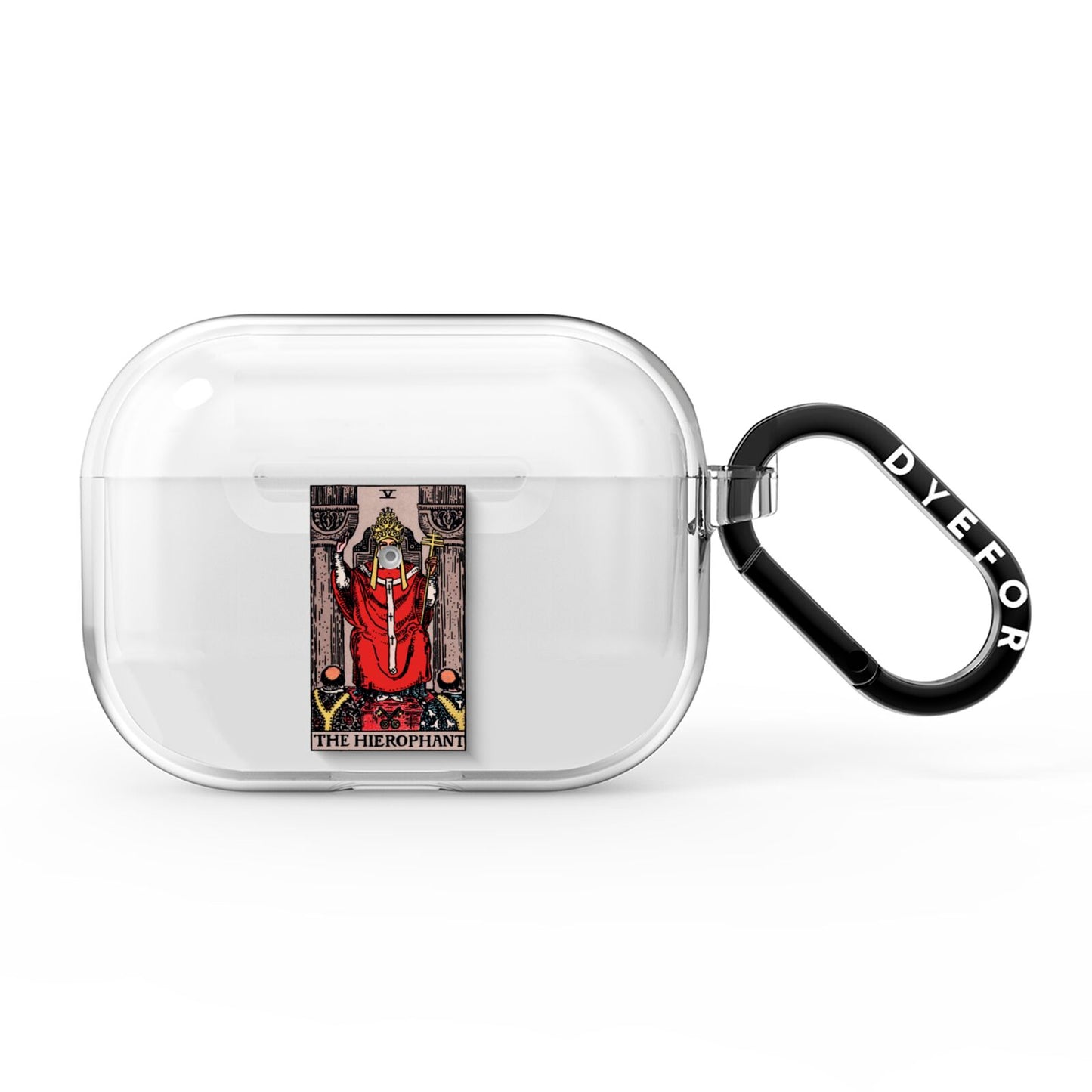The Hierophant Tarot Card AirPods Pro Clear Case