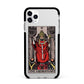 The Hierophant Tarot Card Apple iPhone 11 Pro Max in Silver with Black Impact Case