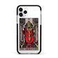 The Hierophant Tarot Card Apple iPhone 11 Pro in Silver with Black Impact Case