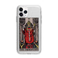 The Hierophant Tarot Card Apple iPhone 11 Pro in Silver with Bumper Case