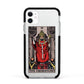 The Hierophant Tarot Card Apple iPhone 11 in White with Black Impact Case