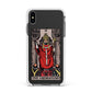The Hierophant Tarot Card Apple iPhone Xs Max Impact Case White Edge on Black Phone