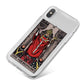 The Hierophant Tarot Card iPhone X Bumper Case on Silver iPhone