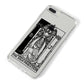 The High Priestess Monochrome Tarot Card iPhone 8 Plus Bumper Case on Silver iPhone Alternative Image
