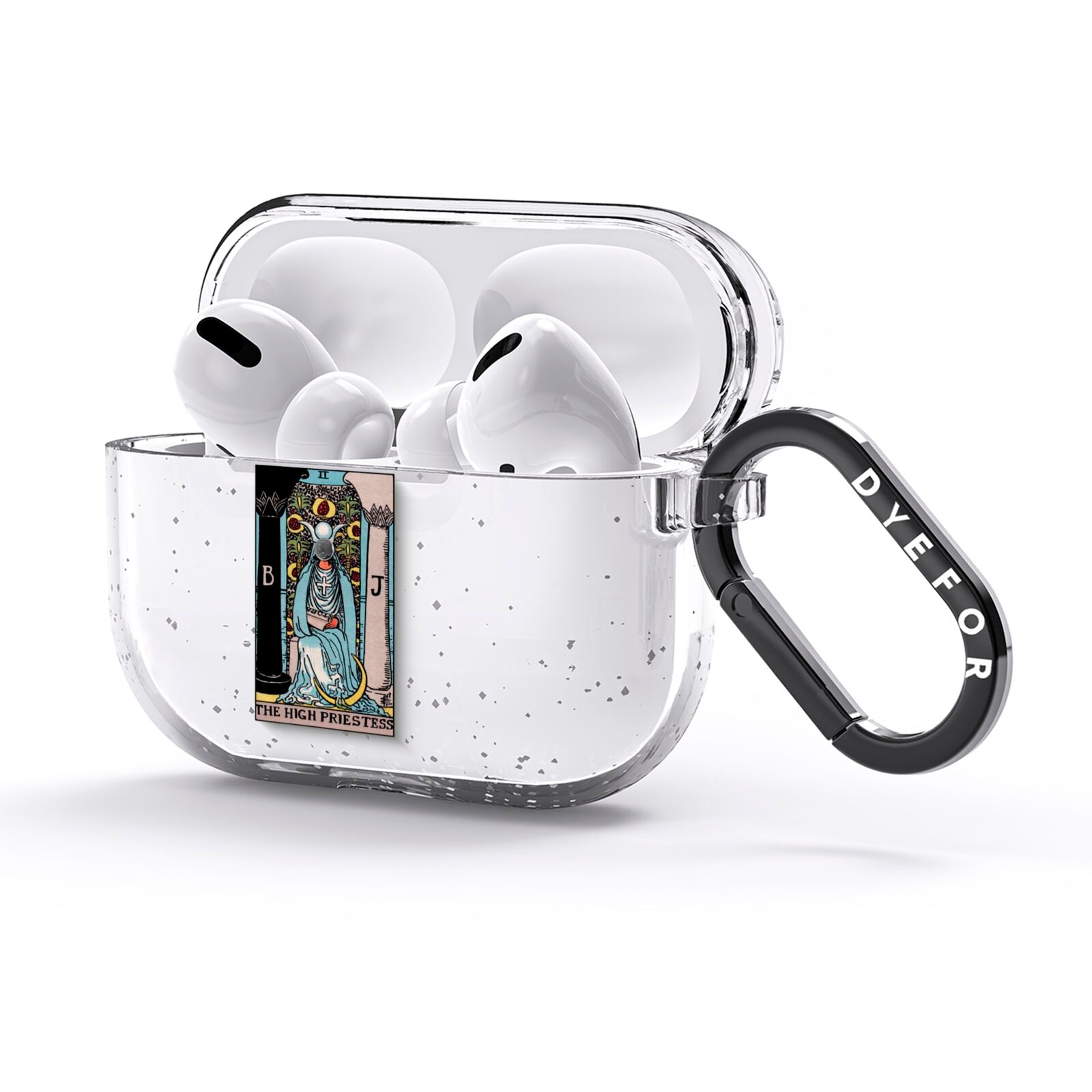 The High Priestess Tarot Card AirPods Glitter Case 3rd Gen Side Image