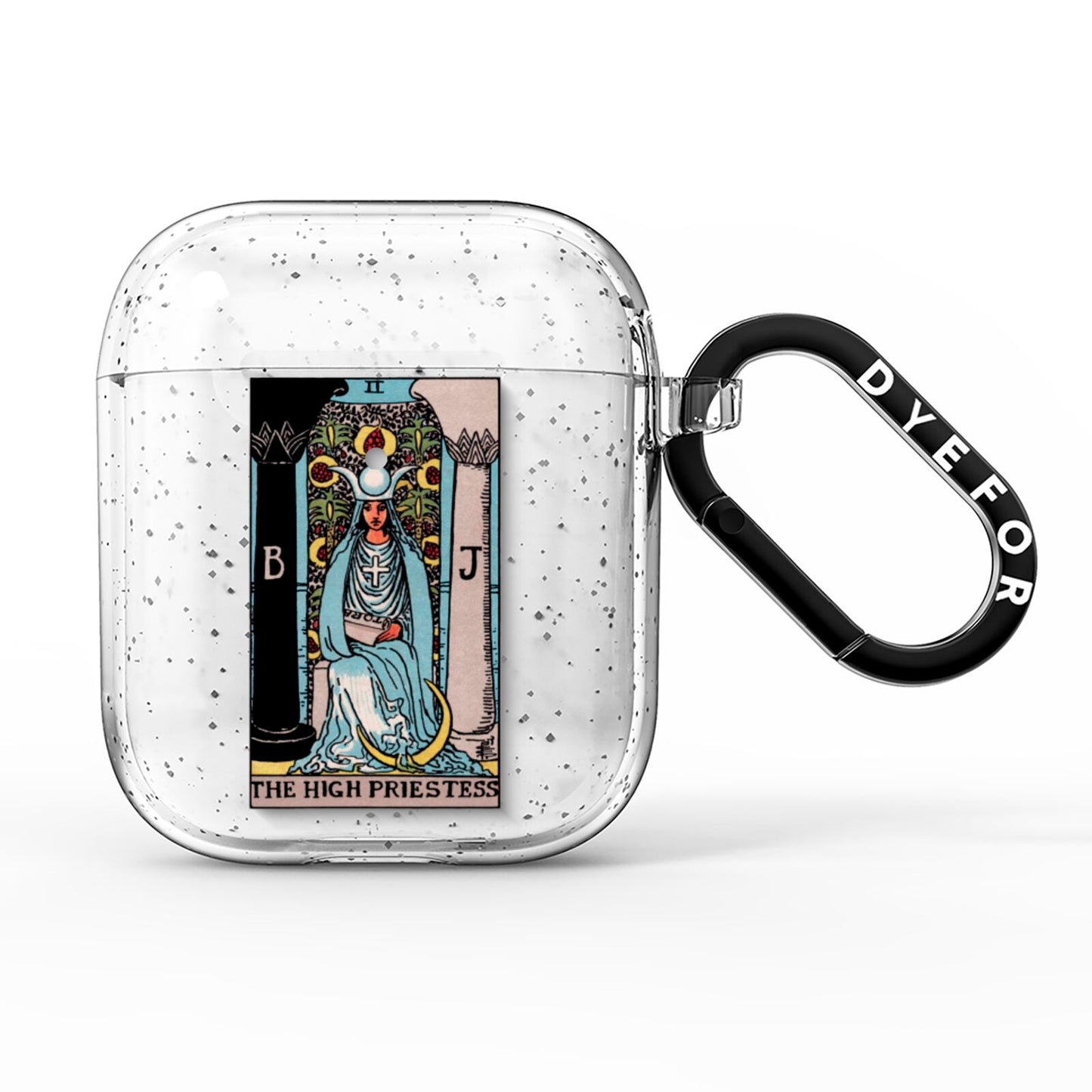 The High Priestess Tarot Card AirPods Glitter Case