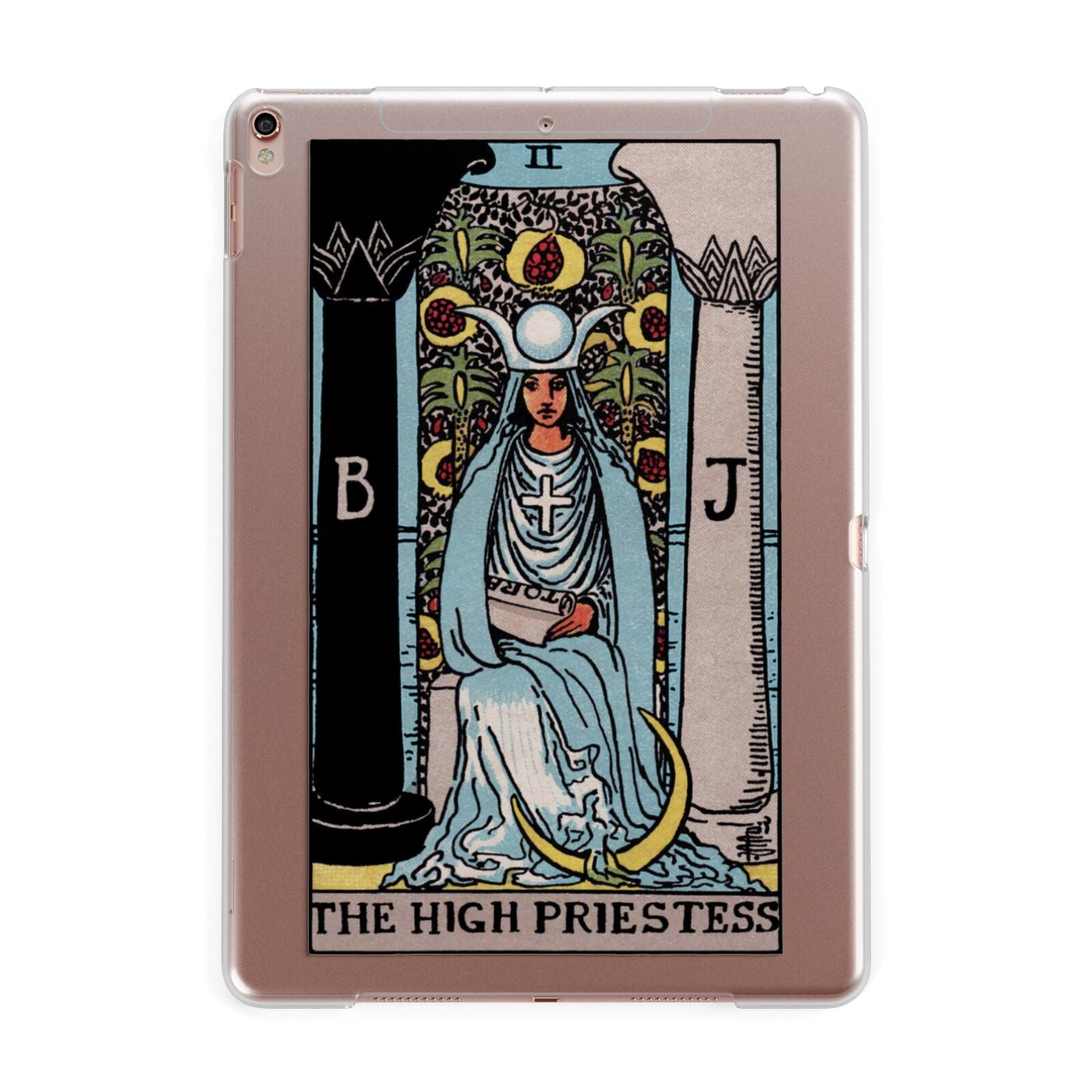 The High Priestess Tarot Card Apple iPad Rose Gold Case