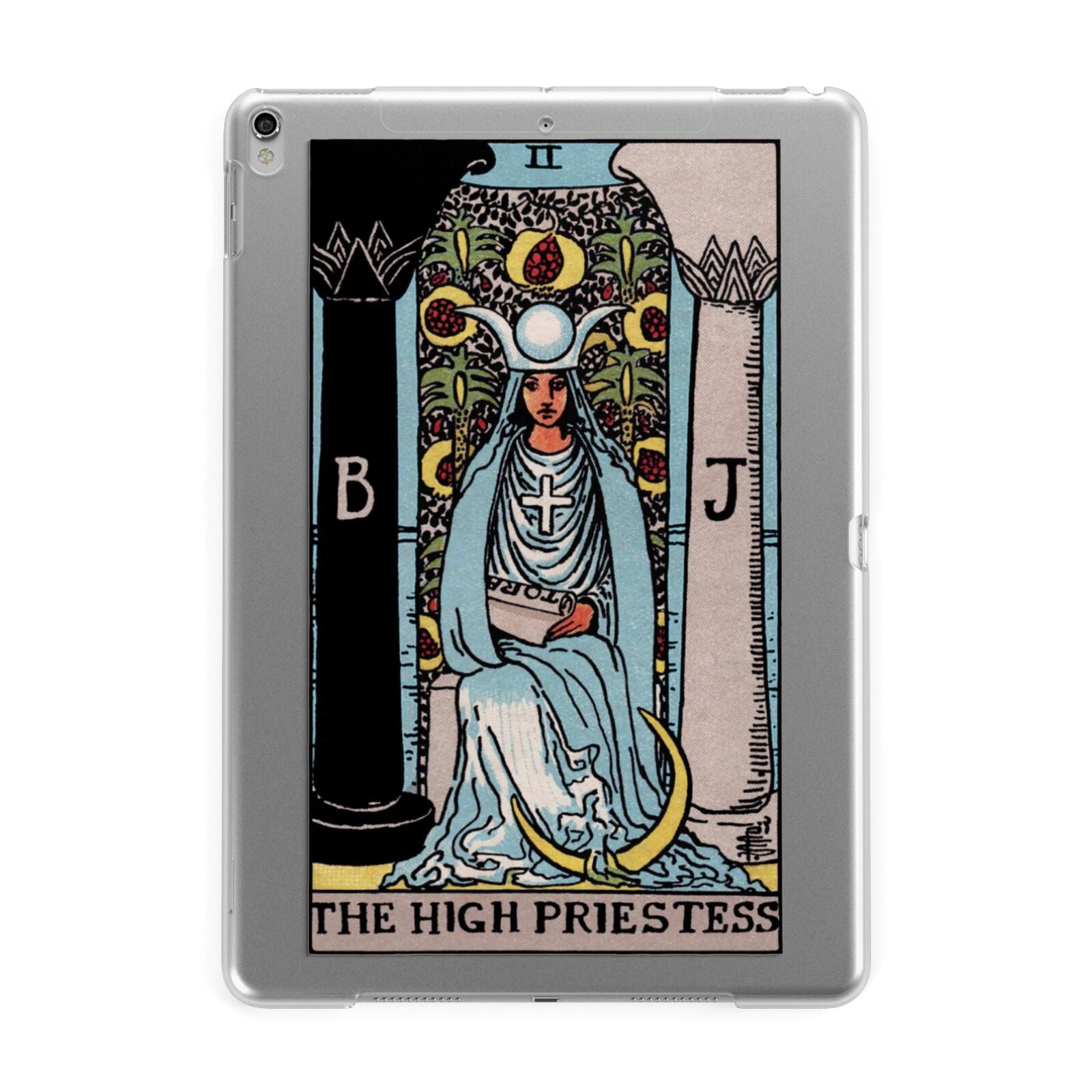 The High Priestess Tarot Card Apple iPad Silver Case