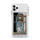 The High Priestess Tarot Card Apple iPhone 11 Pro Max in Silver with White Impact Case