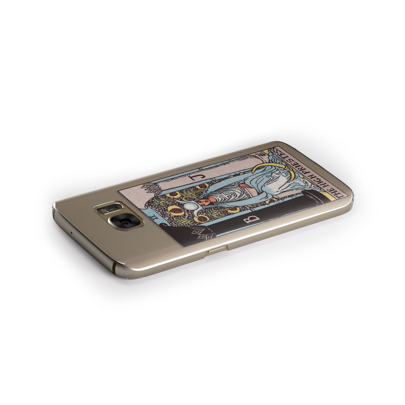 The High Priestess Tarot Card Samsung Galaxy Case Side Close Up