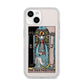 The High Priestess Tarot Card iPhone 14 Clear Tough Case Starlight