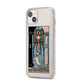 The High Priestess Tarot Card iPhone 14 Plus Clear Tough Case Starlight Angled Image