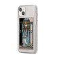 The High Priestess Tarot Card iPhone 14 Plus Glitter Tough Case Starlight Angled Image