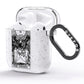 The Lovers Monochrome Tarot Card AirPods Glitter Case Side Image