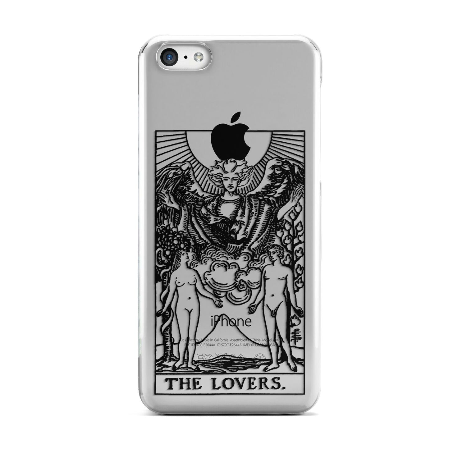 The Lovers Monochrome Tarot Card Apple iPhone 5c Case