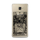 The Lovers Monochrome Tarot Card Samsung Galaxy A7 2016 Case on gold phone